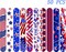50 Pcs Slap Bracelets for Kids 4th of July Slap Bracelets Bulk Snap Bracelet Party Supplies Favors Classroom Prizes Exchanging Gifts